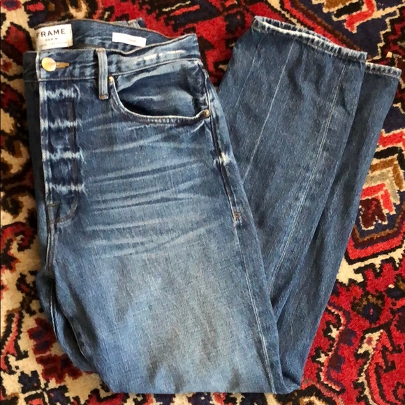 Frame denim le original button fly jeans 27 - Picture 2 of 5